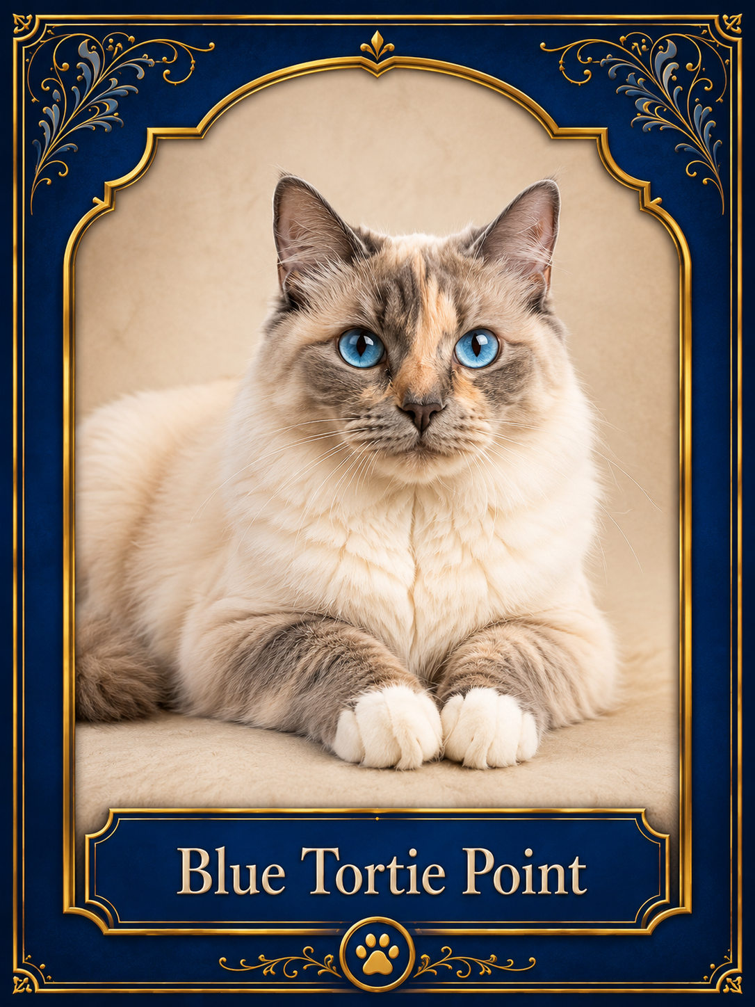 Blue Tortie Birman